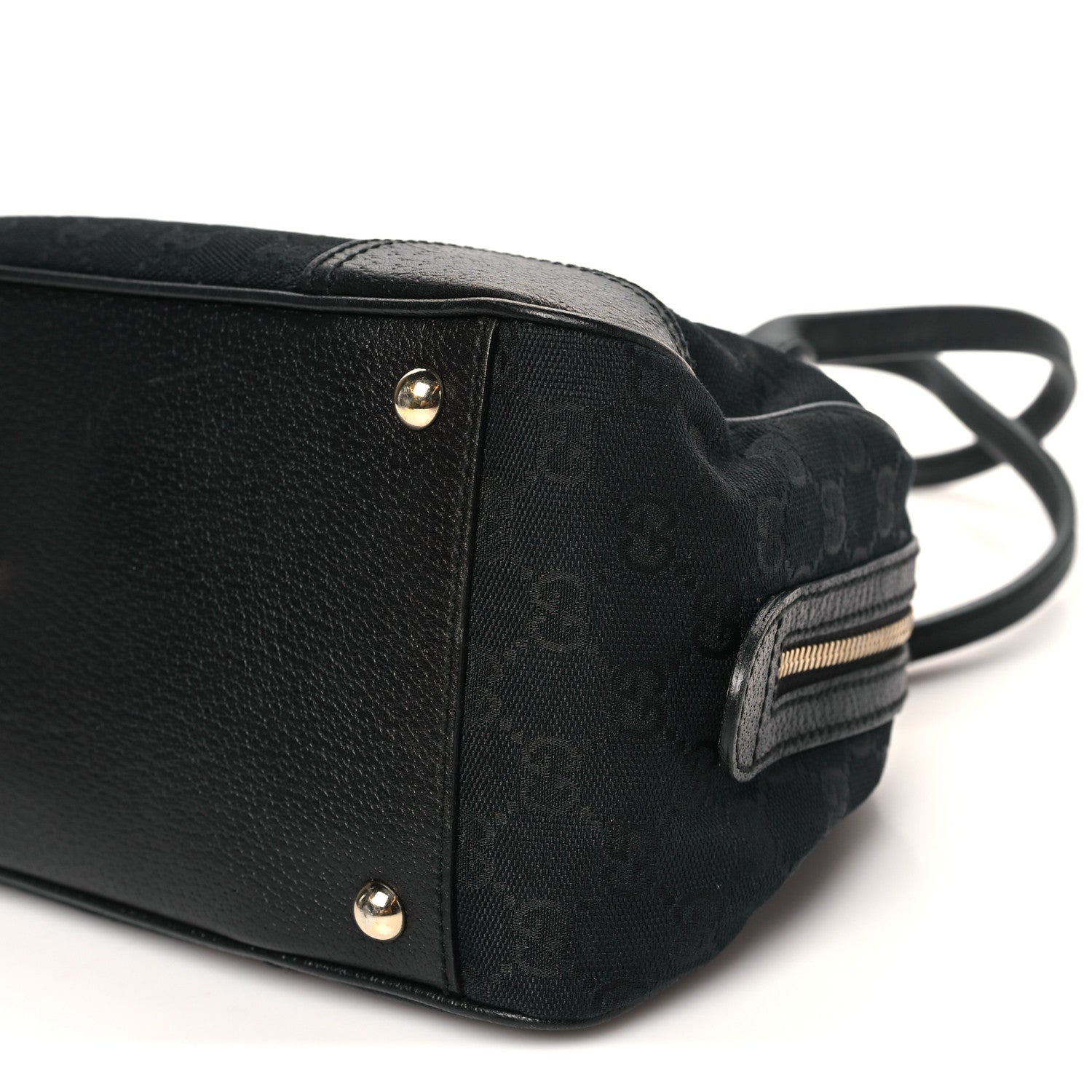Gucci Monogram Small Princy Satchel Black 10 of 10