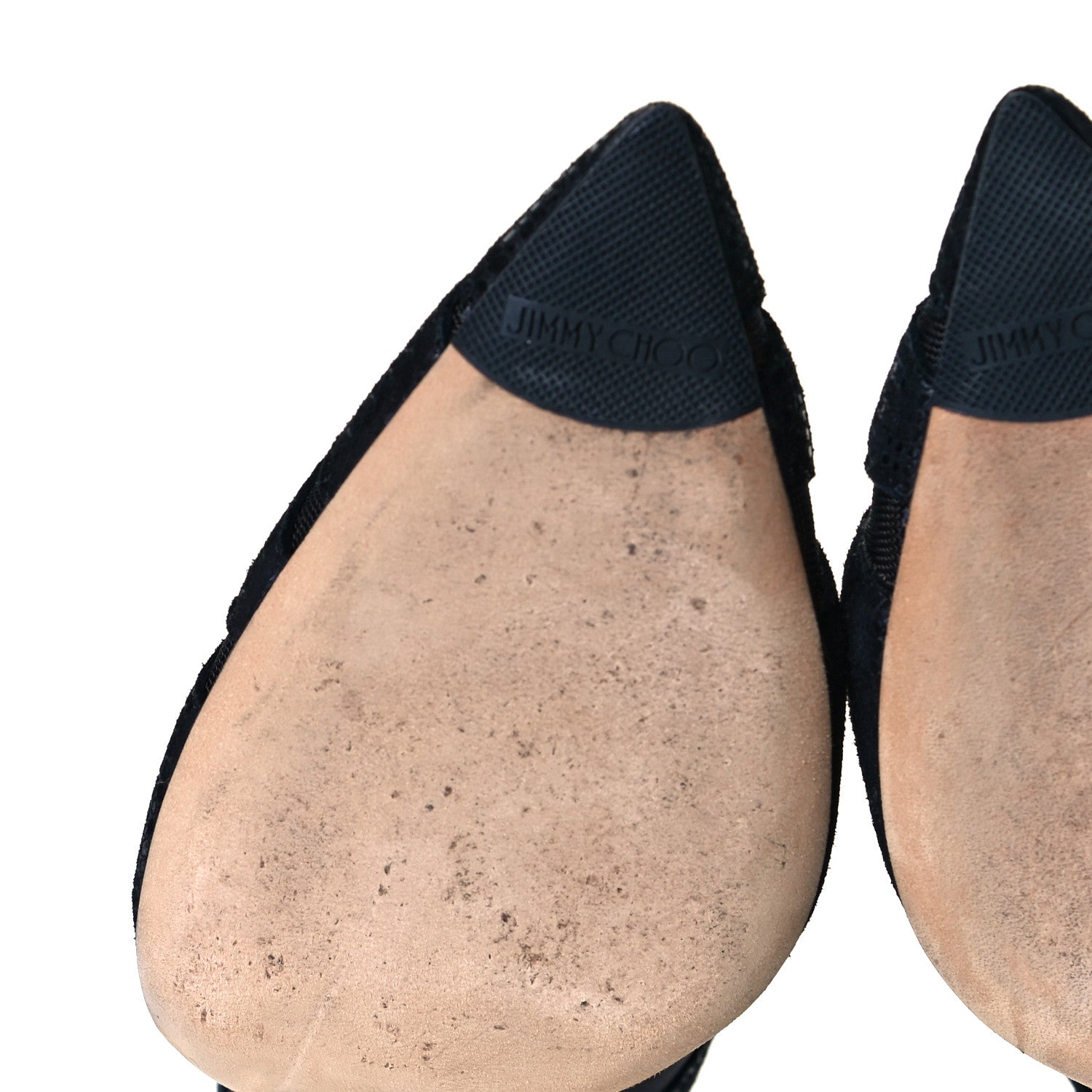 Jimmy Choo Glossed Snake-Effect Suede Mesh Wister Ankle Booties 38 Black 7 of 9