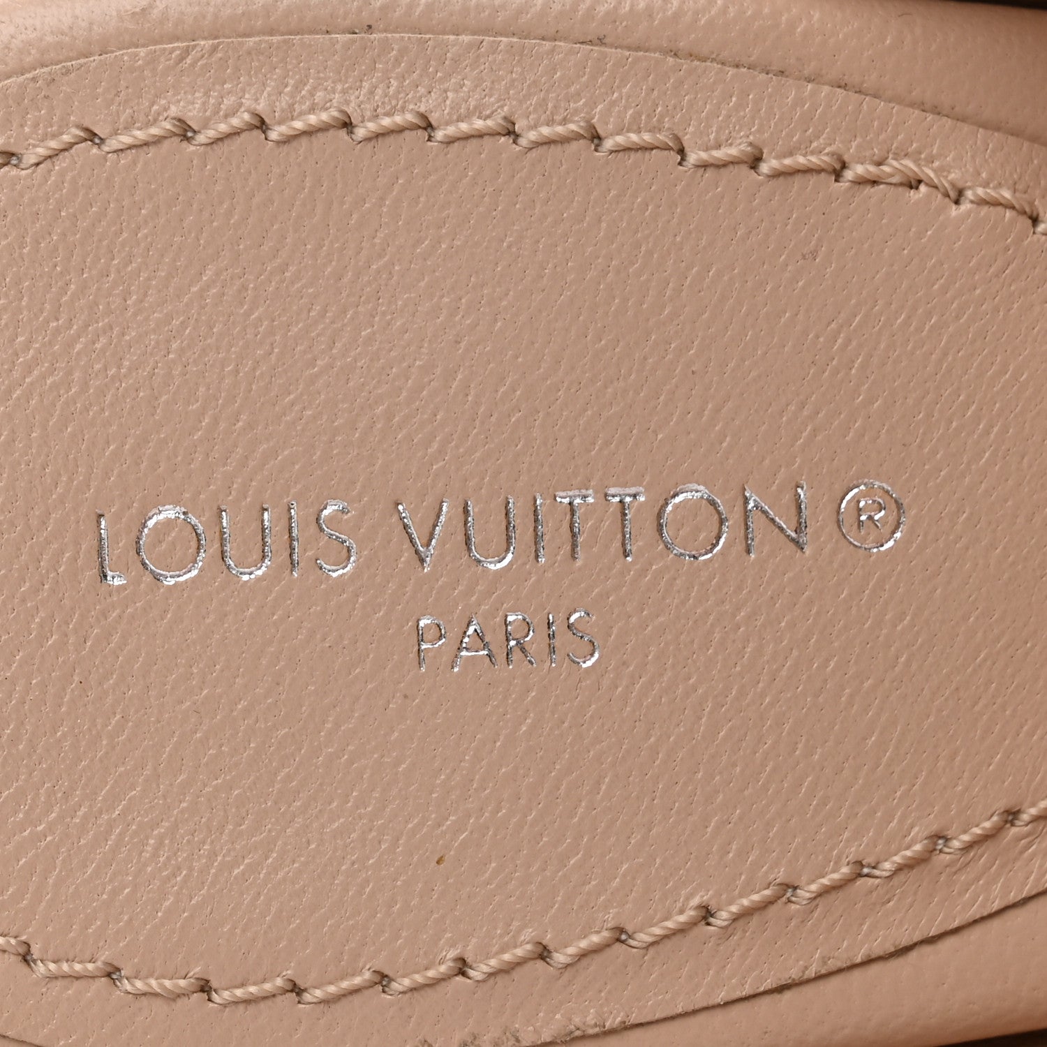 Louis Vuitton Lambskin Drapy Heel Mules 38 Beige 8 of 10