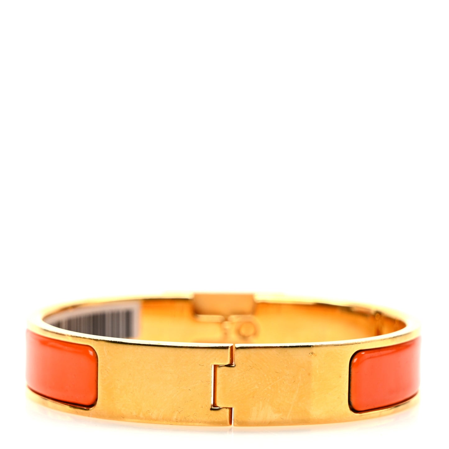 Enamel Clic Anneau Bracelet PM Orange