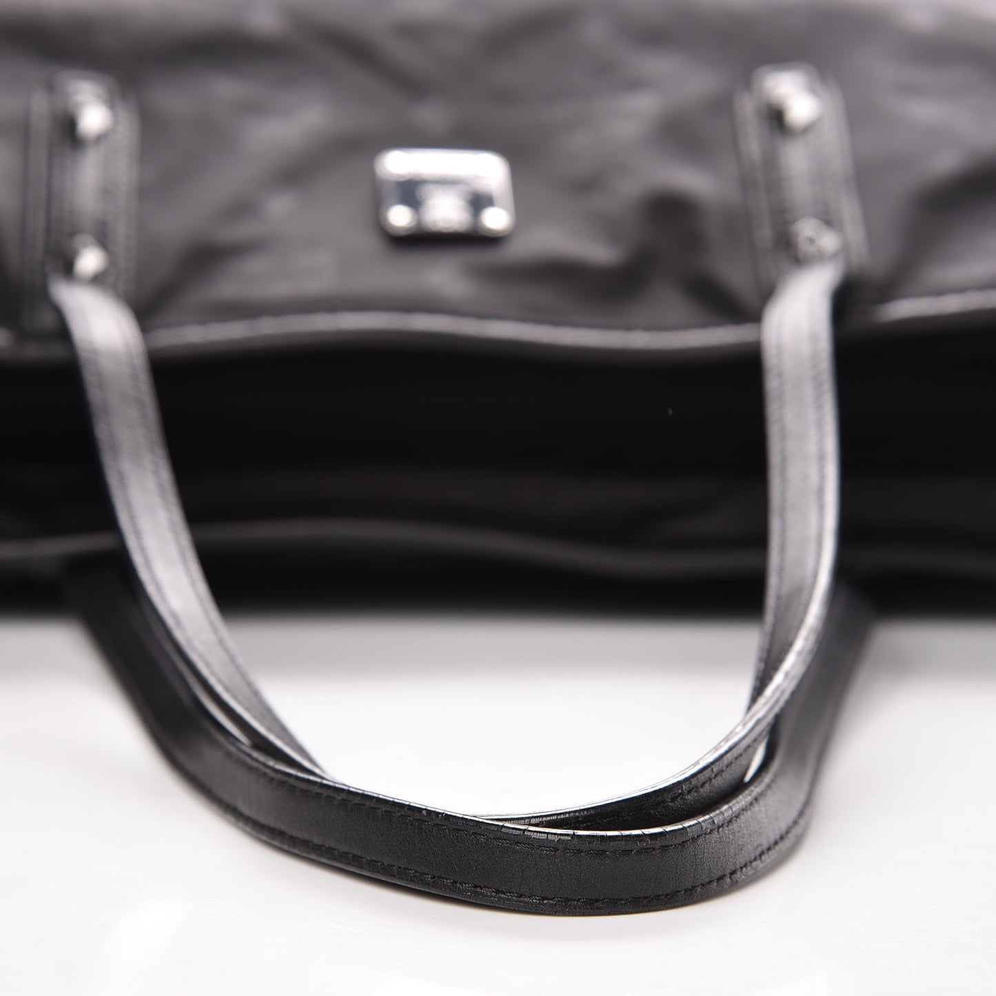 Nylon Monogram Medium Dieter Shopper Tote Black