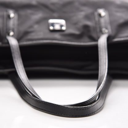 MCM Nylon Monogram Medium Dieter Shopper Tote Black 12 of 14