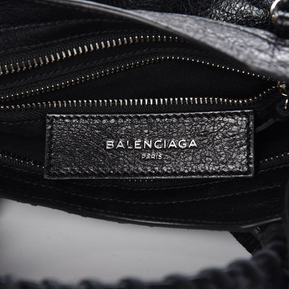 Balenciaga Agneau Classic Silver Hardware Mini City Black 6 of 9
