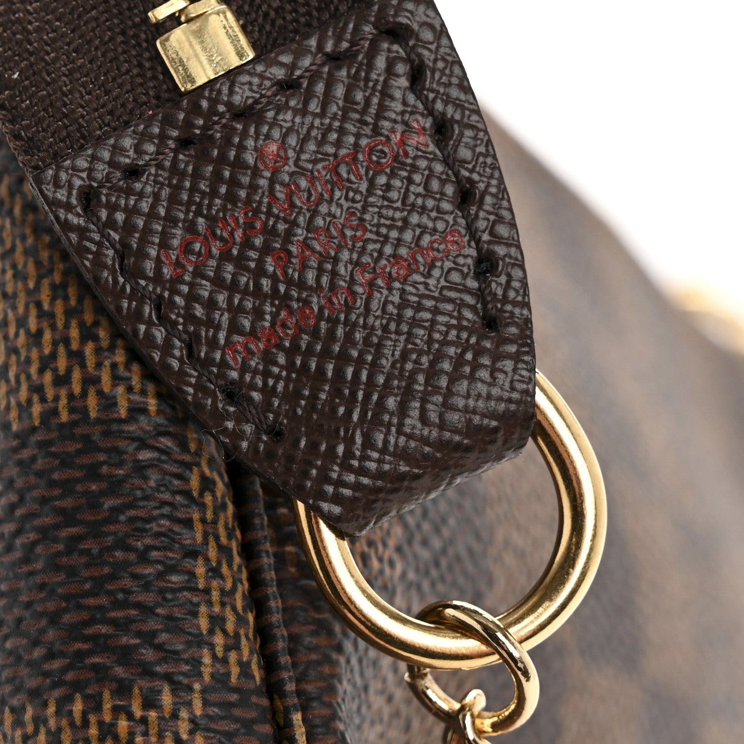 Louis Vuitton Damier Ebene Mini Pochette Accessories 6 of 8
