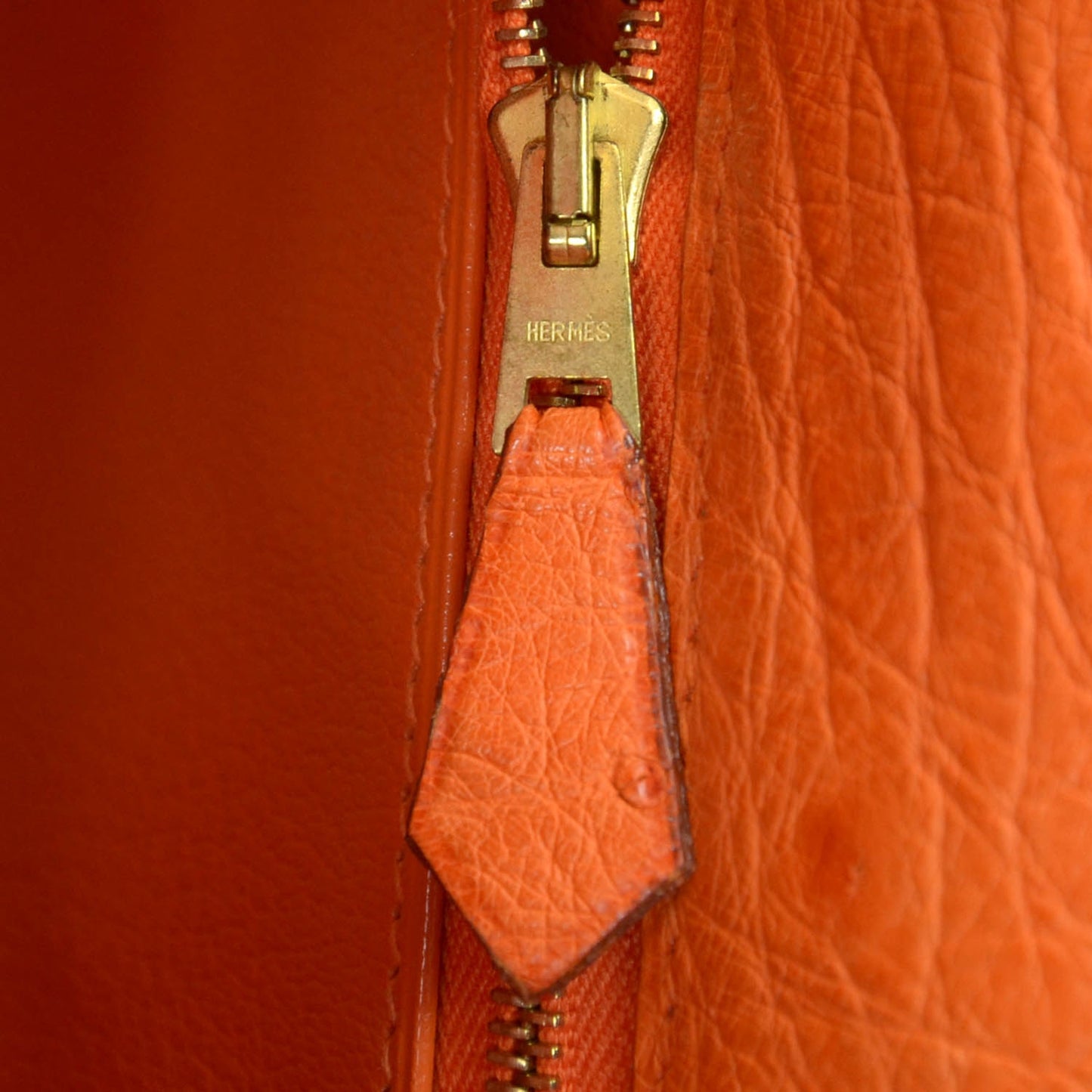 Ostrich Kelly 32 Orange