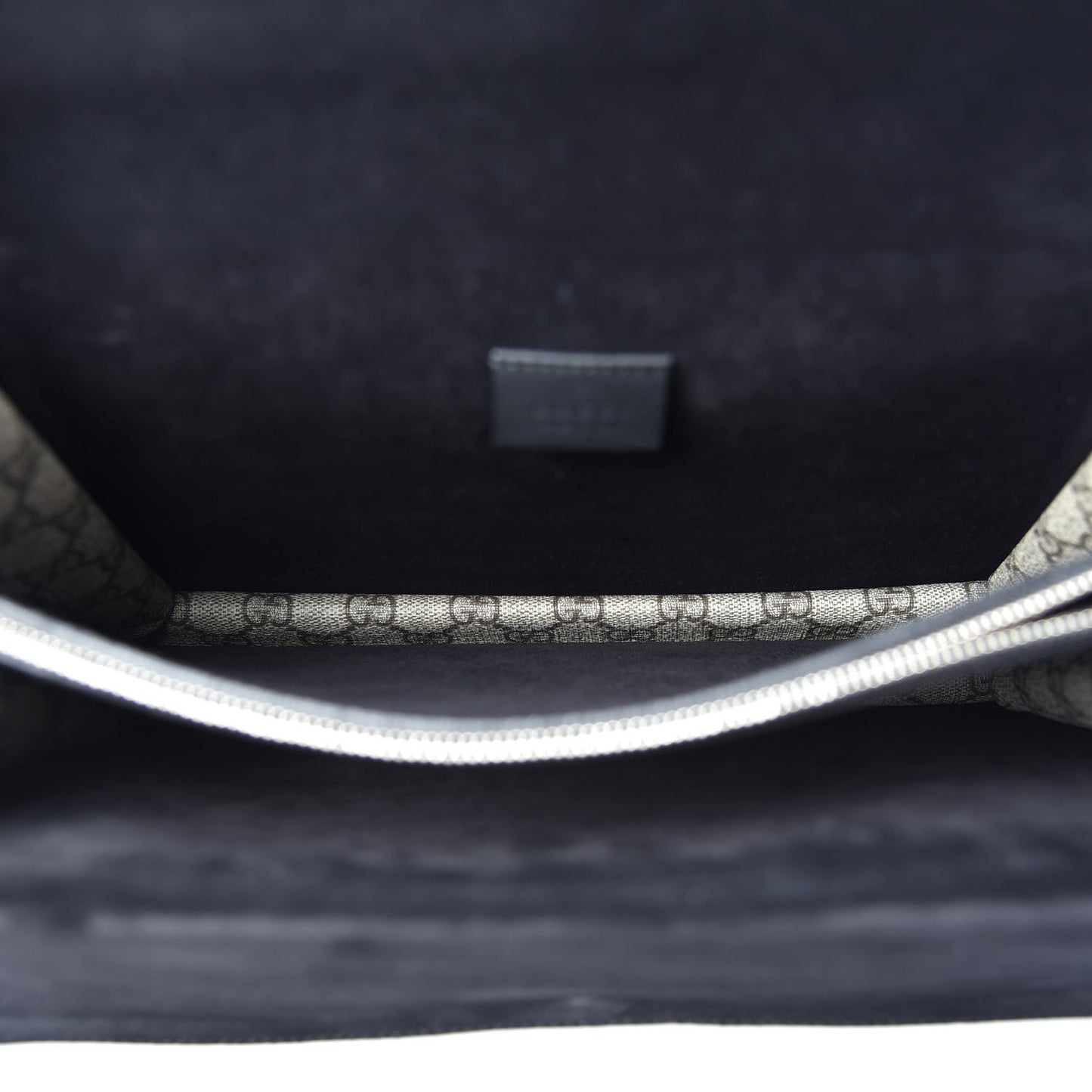 GG Supreme Monogram Medium Dionysus Shoulder Bag Black
