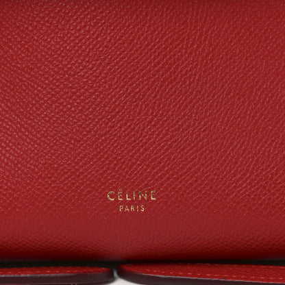 Celine Grained Calfskin Micro Belt Bag Coquelicot 6 of 10