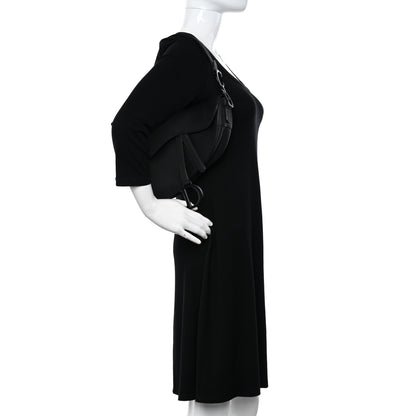 Christian Dior Ultra Matte Calfskin Saddle Bag Black 2 of 12