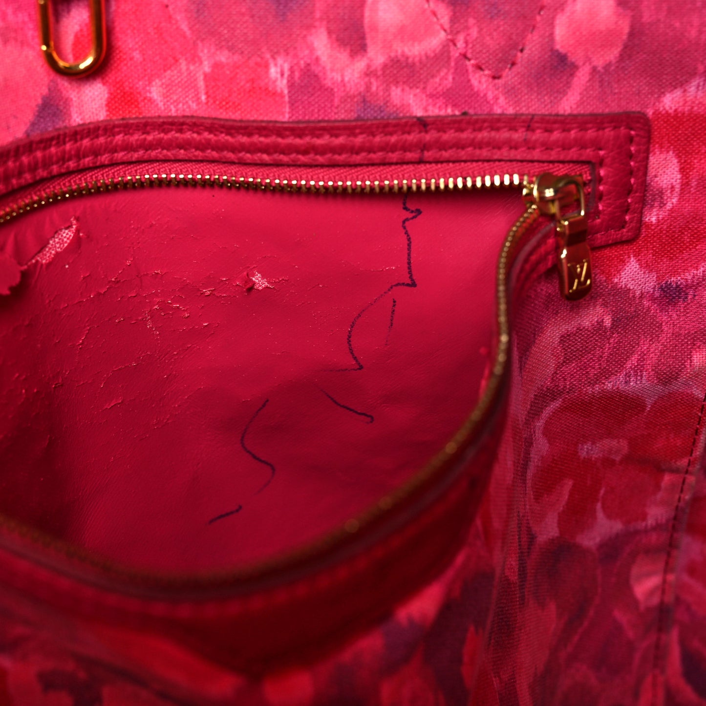 Monogram Articles de Voyage Ikat Neverfull GM Rose Indien