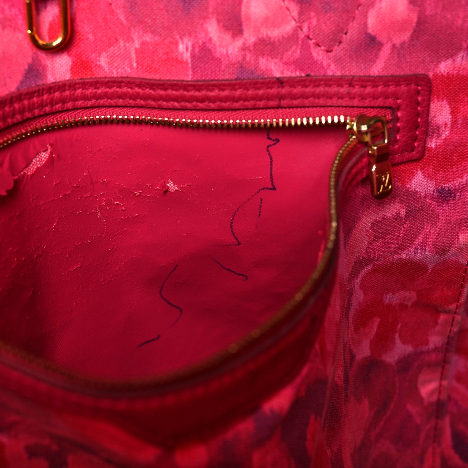 Louis Vuitton Monogram Articles de Voyage Ikat Neverfull GM Rose Indien 17 of 28