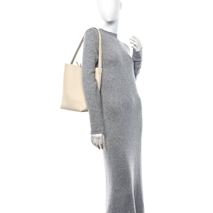 The Row Grained Calfskin Medium N/S Park Tote Ivory 2 of 9