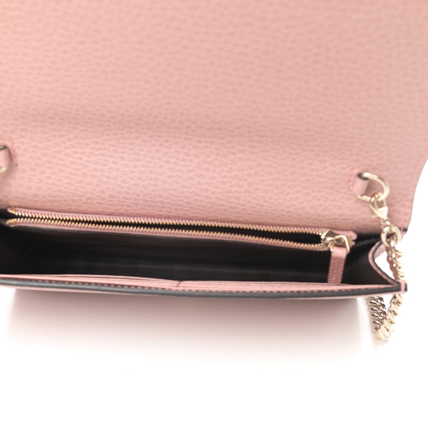 Gucci Dollar Calfskin Medium Betty Chain Wallet Soft Pink 5 of 11