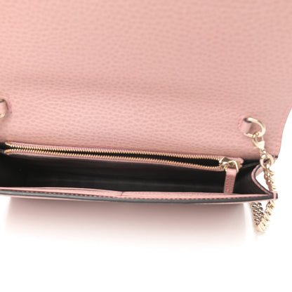 Gucci Dollar Calfskin Medium Betty Chain Wallet Soft Pink 5 of 11