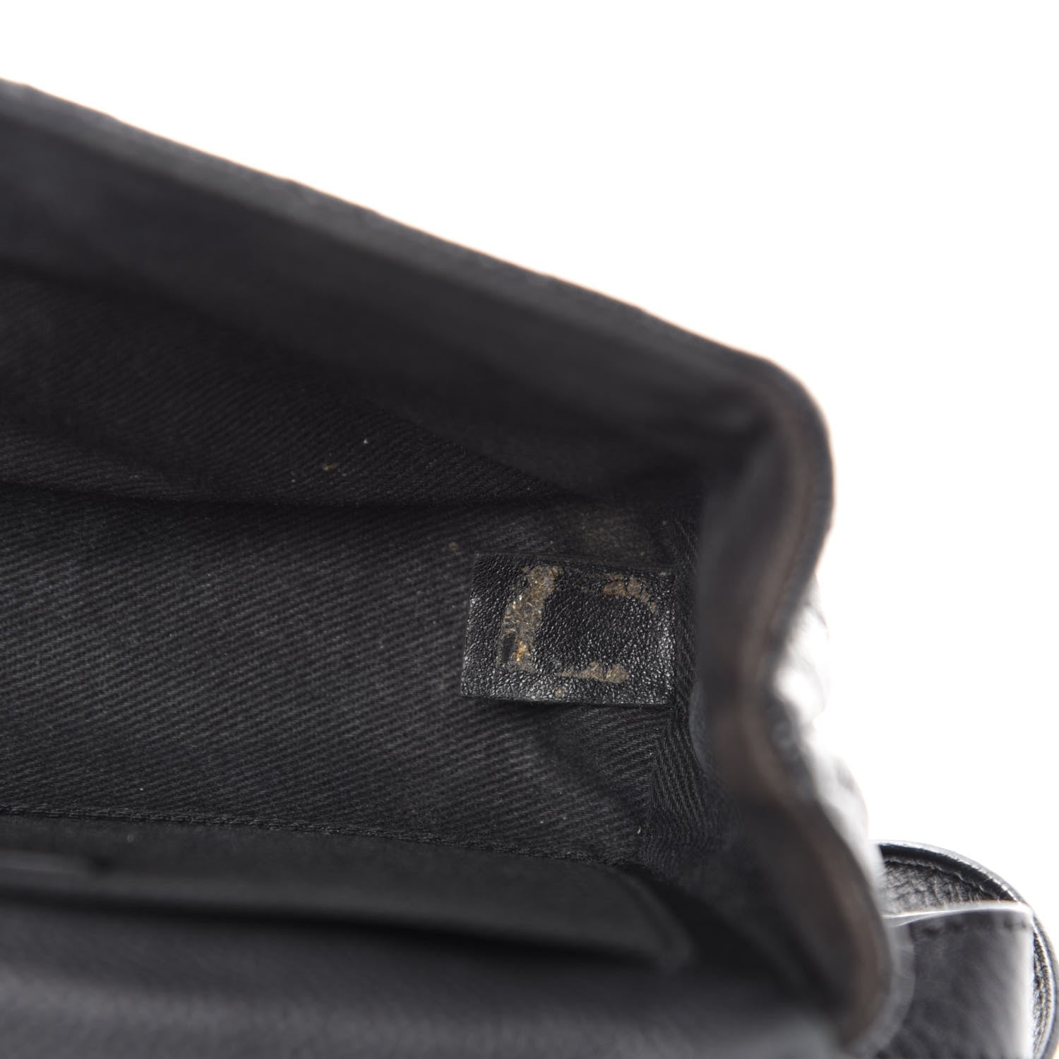 Chanel Grained Calfskin Quilted 2.55 Reissue Flap Belt Bag Clutch Black 12 of 13