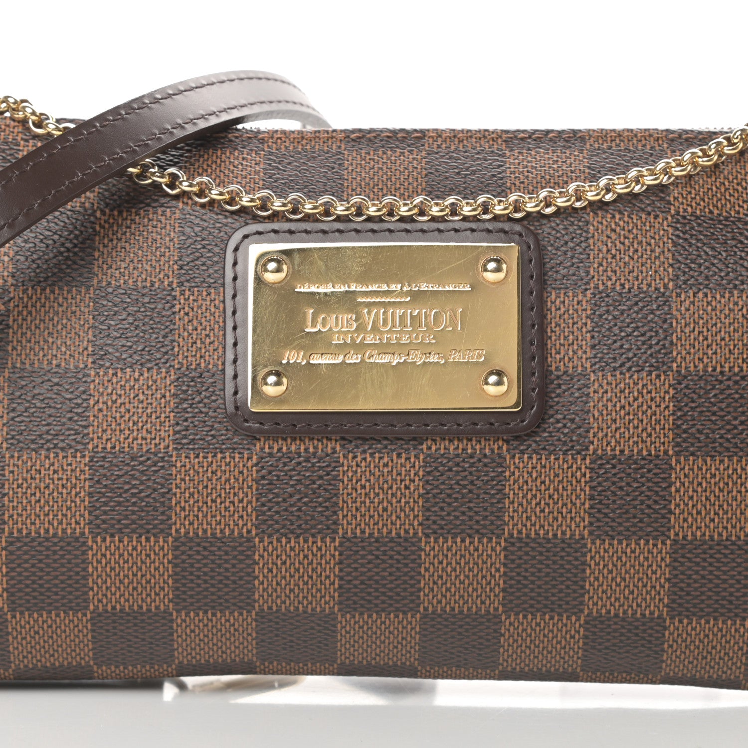 Louis Vuitton Damier Ebene Eva Clutch 8 of 11