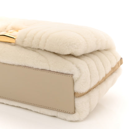 Givenchy Shearling Quilted Small 4G Shoulder Bag Ivory 10 of 10