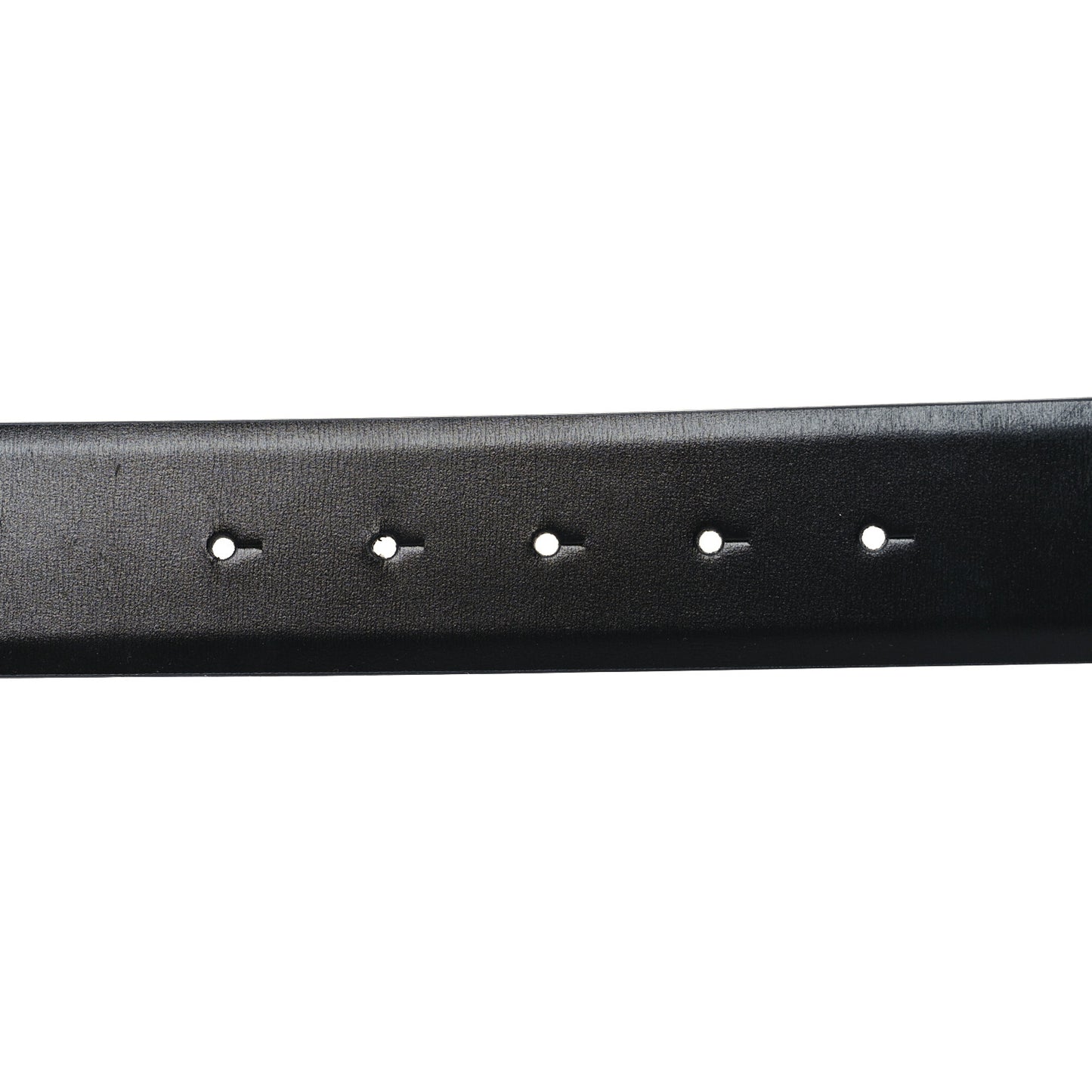 Glossy Calfskin Monochrome 40mm VLogo Belt 80 32 Black