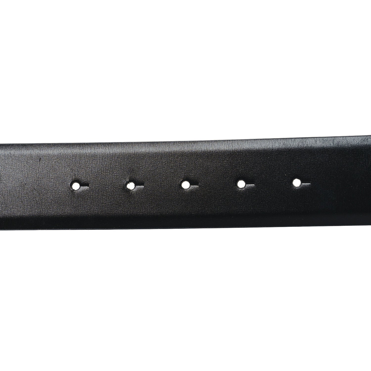 Valentino Garavani Glossy Calfskin Monochrome 40mm VLogo Belt 80 32 Black 3 of 5