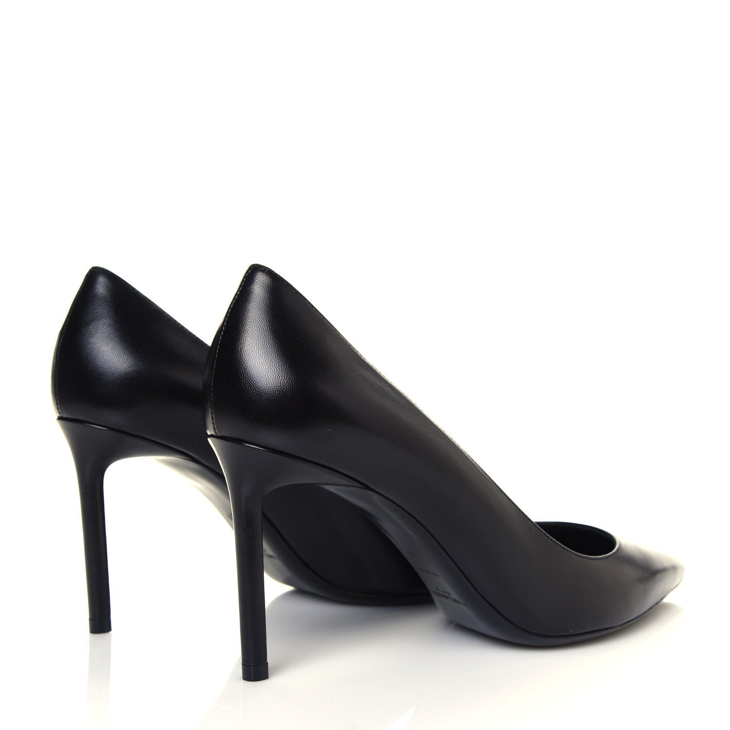 Saint Laurent Kitten Heel Pumps 39 Black 4 of 7