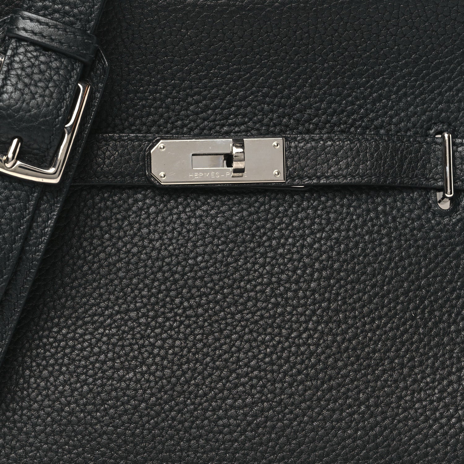 Hermes Taurillon Clemence Jypsiere 28 Black 8 of 10