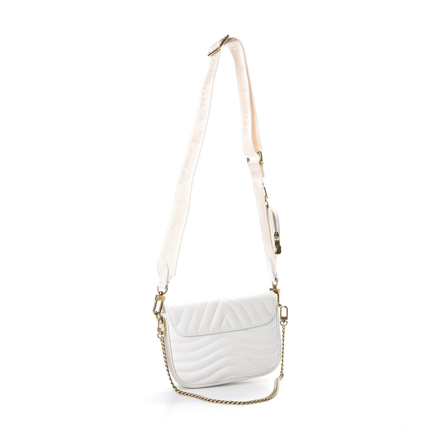 Calfskin New Wave Multi Pochette Snow