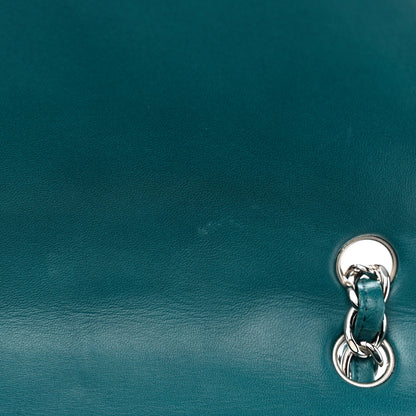 Chanel Lambskin Quilted Maxi Single Flap Turquoise 11 of 12