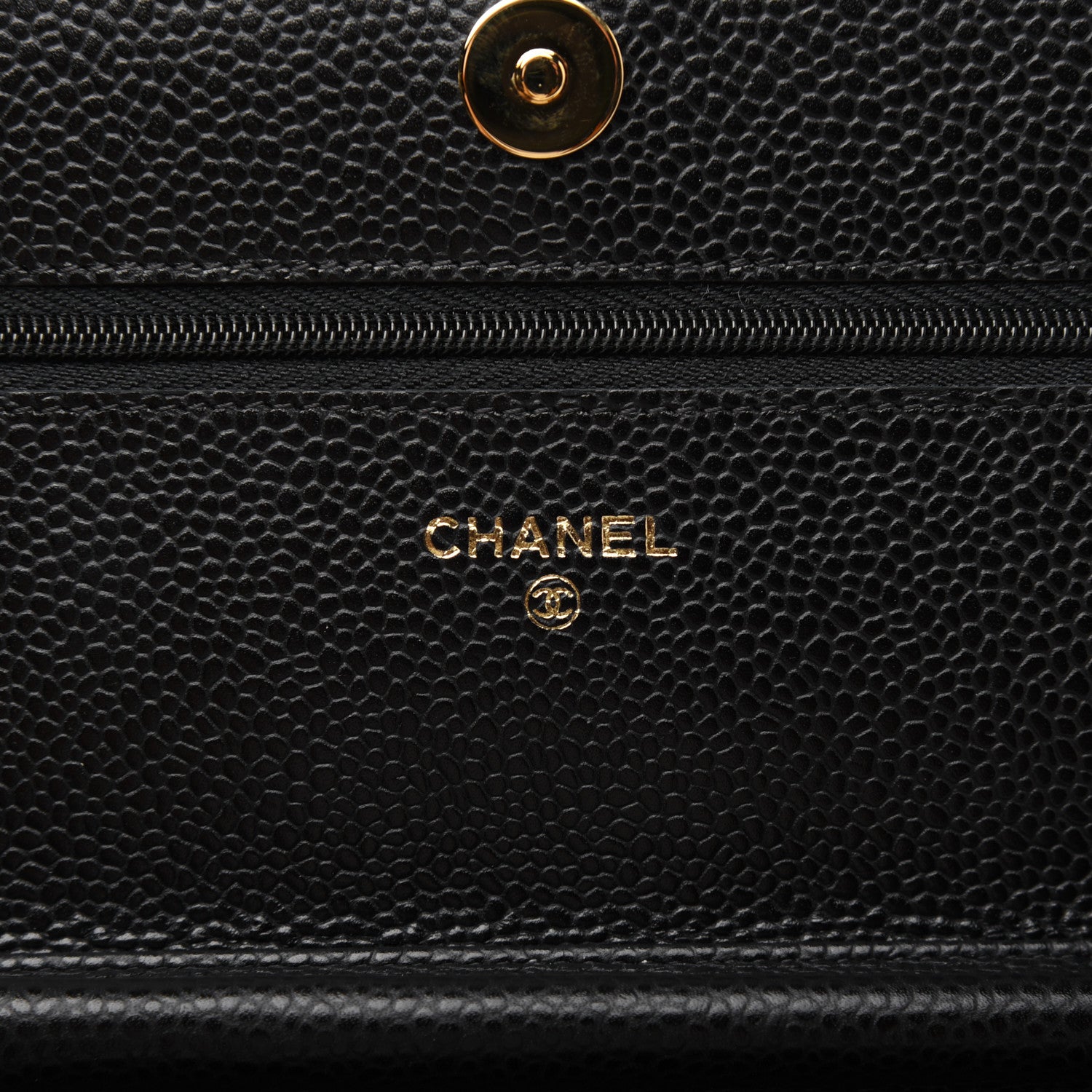 Chanel Caviar Quilted Wallet On Chain WOC Black 8 of 13
