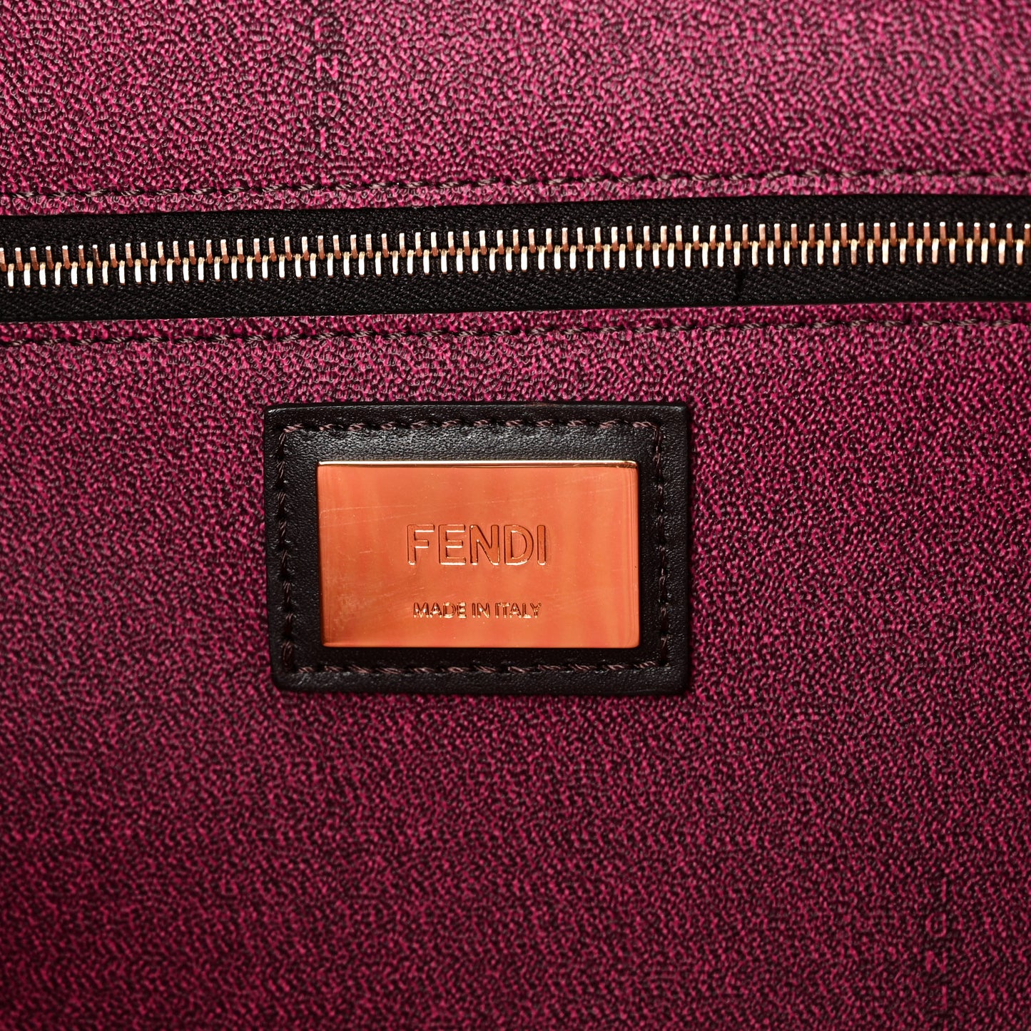 Zucca Spalmati Small Roll Tote Tobacco Fuxia