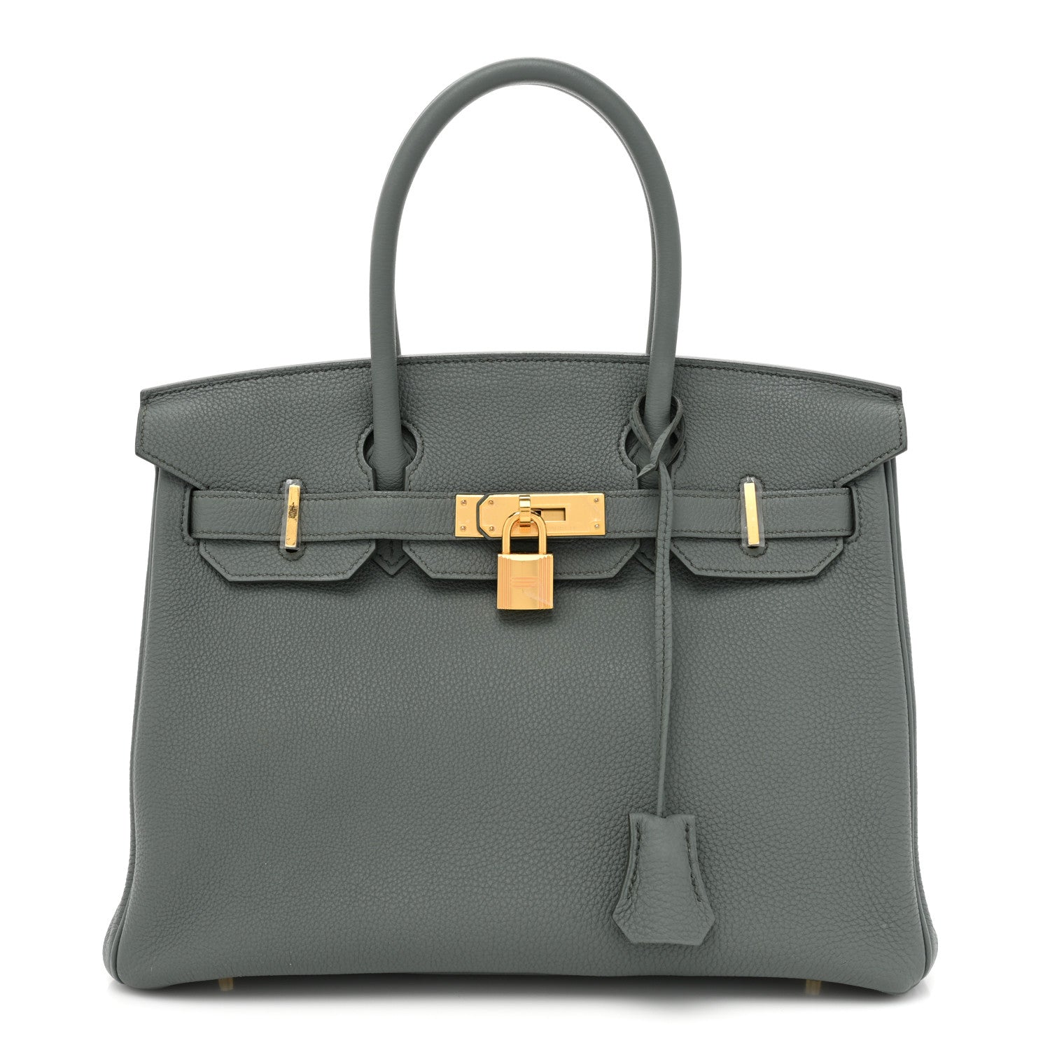 Hermes Togo BIRKIN 30 Vert Amande 1 of 12