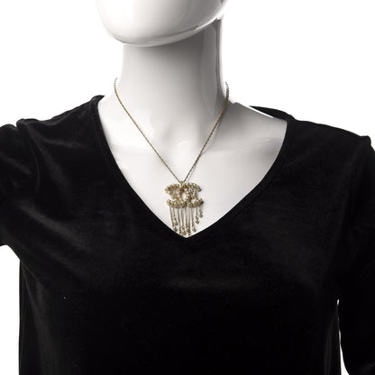 Chanel Pearl CC Necklace Gold 2 of 6