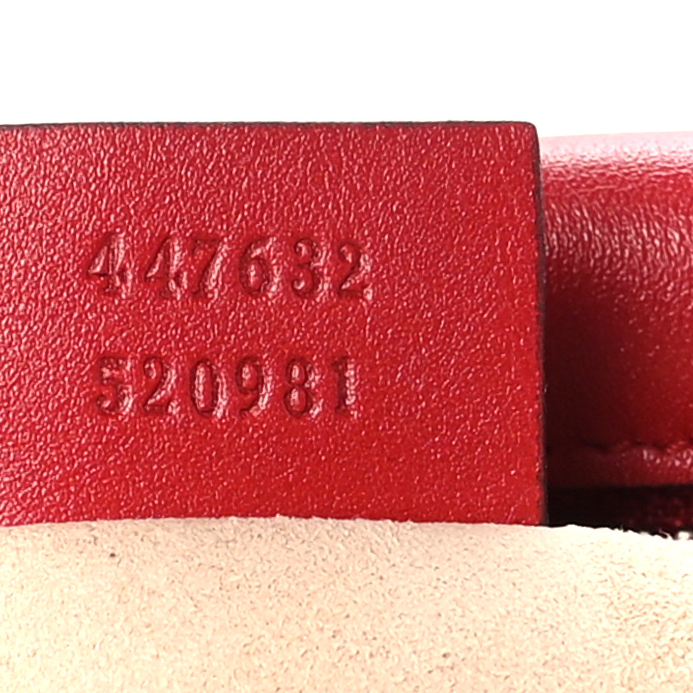 Gucci Calfskin Matelasse Small GG Marmont Chain Shoulder Bag Hibiscus Red 6 of 11