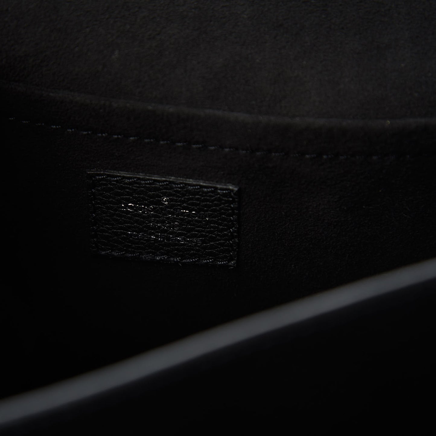 Soft Calfskin My Lockme Chain Bag BB Black