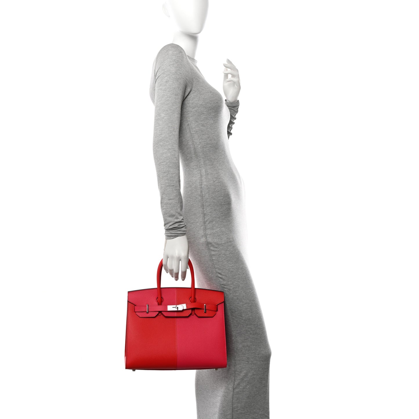 Epsom Casaque Birkin Sellier 30 Rouge Coeur Rose Extreme Bleu Zanzibar
