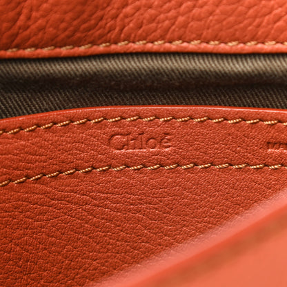 Chloe Calfskin Mini Marcie Round Crossbody Bag Whiskey 5 of 13