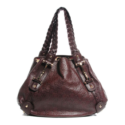 Gucci Guccissima Small Pelham Shoulder Bag Chocolate 1 of 7