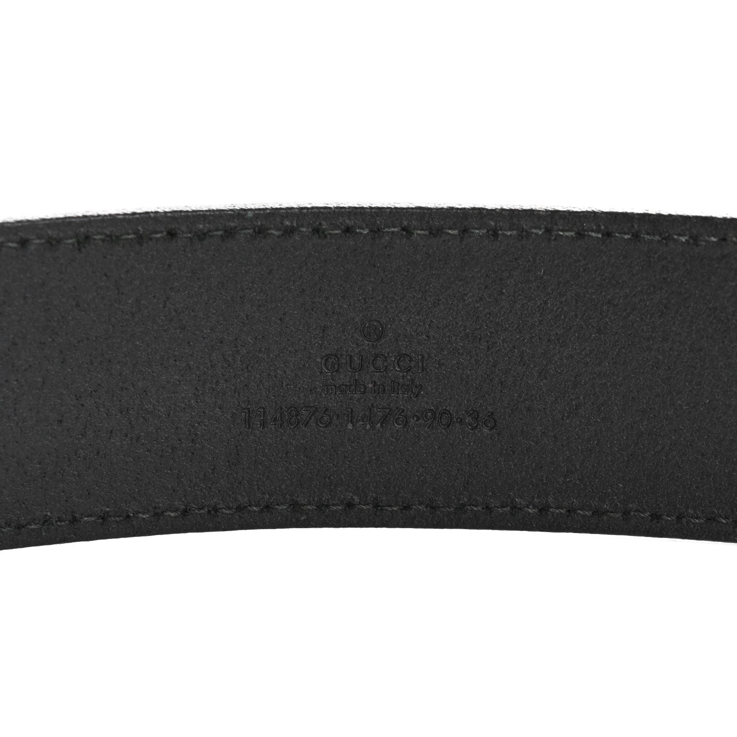 Gucci Calfskin Interlocking G 40mm Belt 90 36 Black 5 of 8