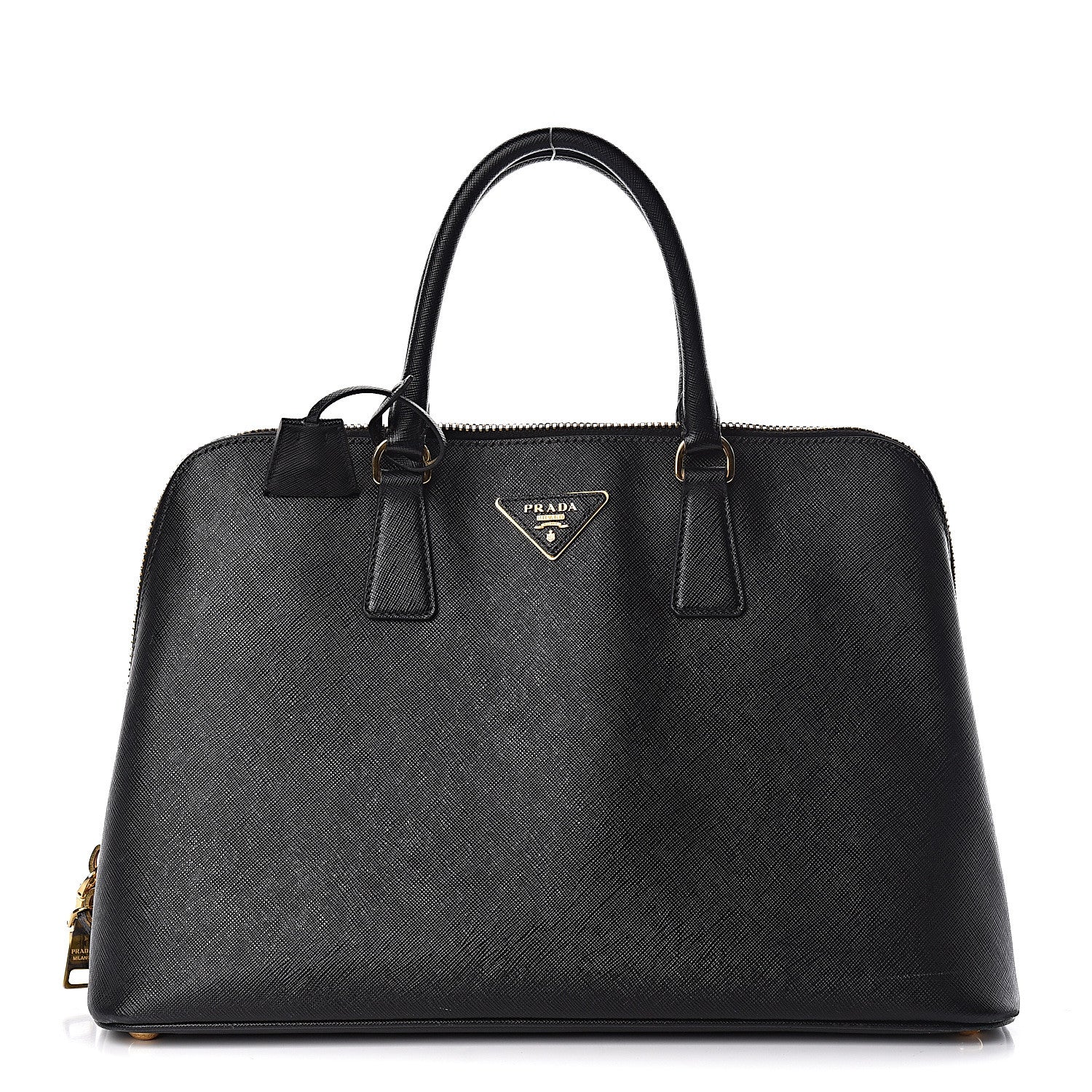 Prada Saffiano Lux Large Promenade Tote Black 1 of 17