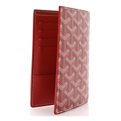 Goyard Goyardine Grenelle Passport Wallet Red 3 of 8