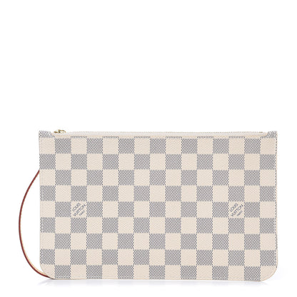 Louis Vuitton Damier Azur Neverfull MM GM Pochette 1 of 8