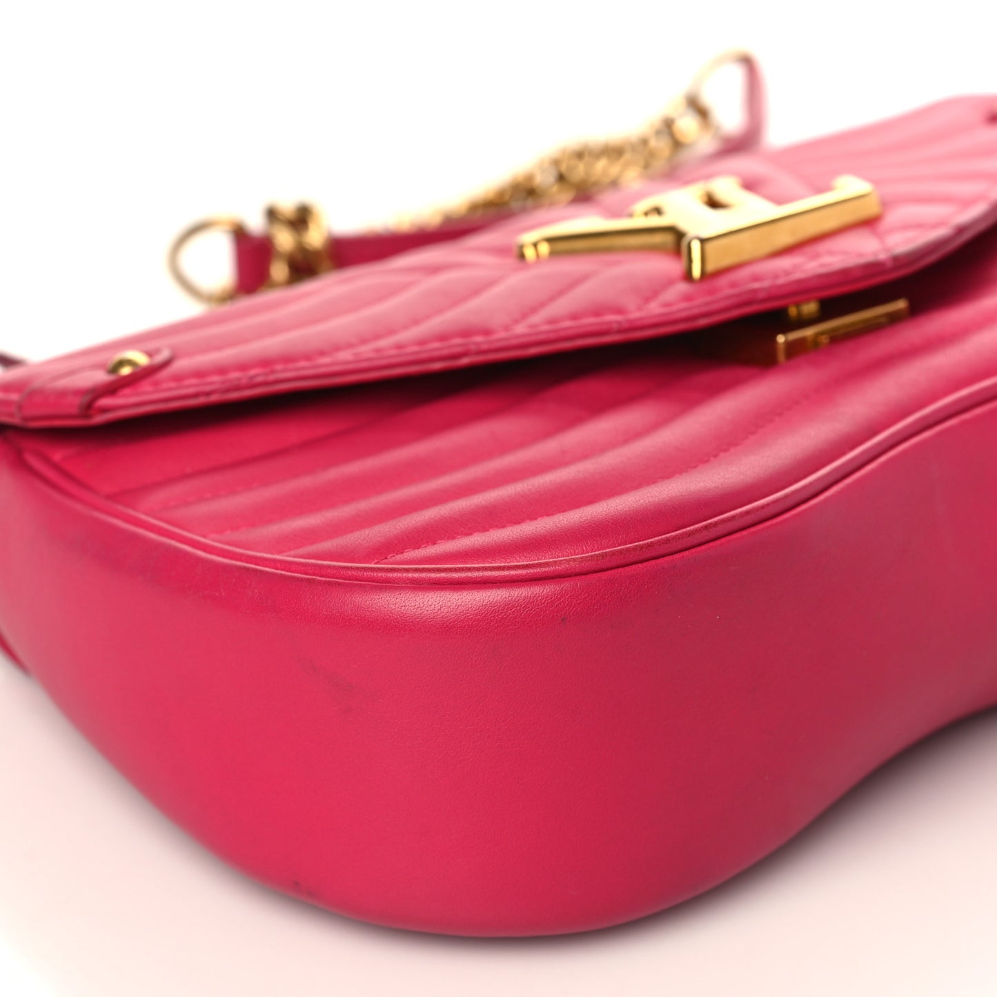 Calfskin New Wave Chain MM Rose Freesia