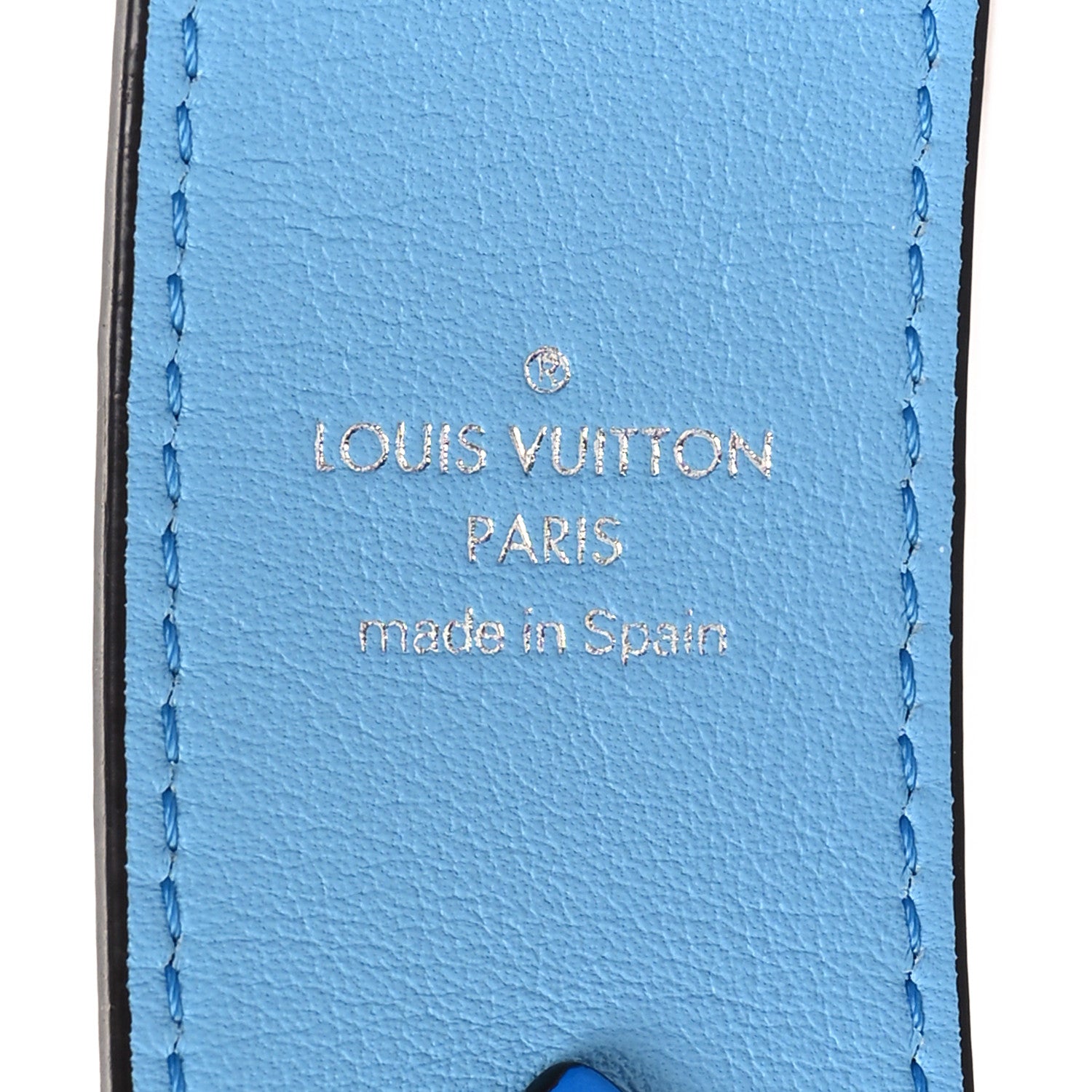Louis Vuitton Epi Tropical Bandouliere Shoulder Strap Blue Rose 4 of 5