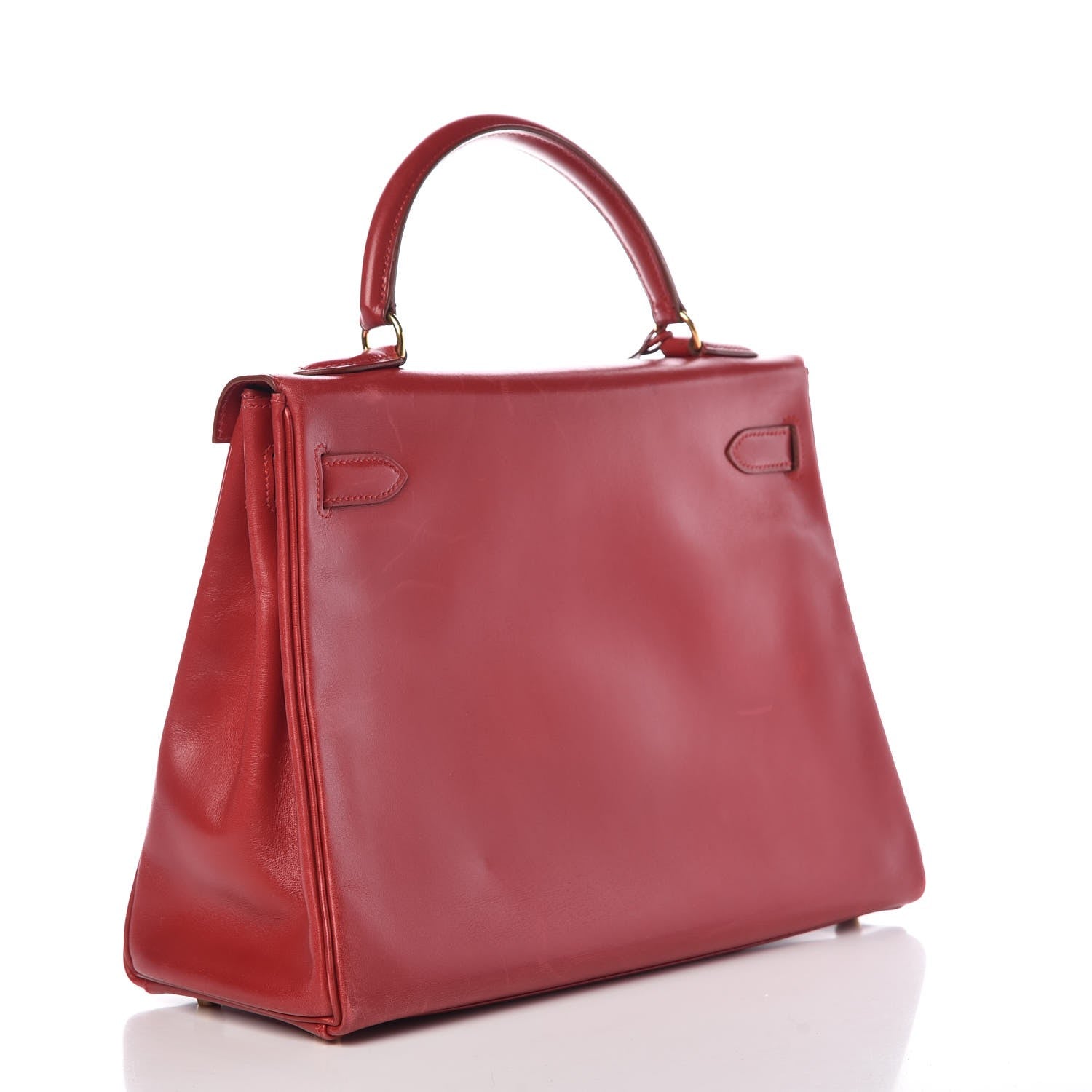Hermes Box Kelly Retourne 28 Rouge Vif 3 of 41