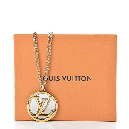 Louis Vuitton Louise Long Necklace Gold 6 of 6