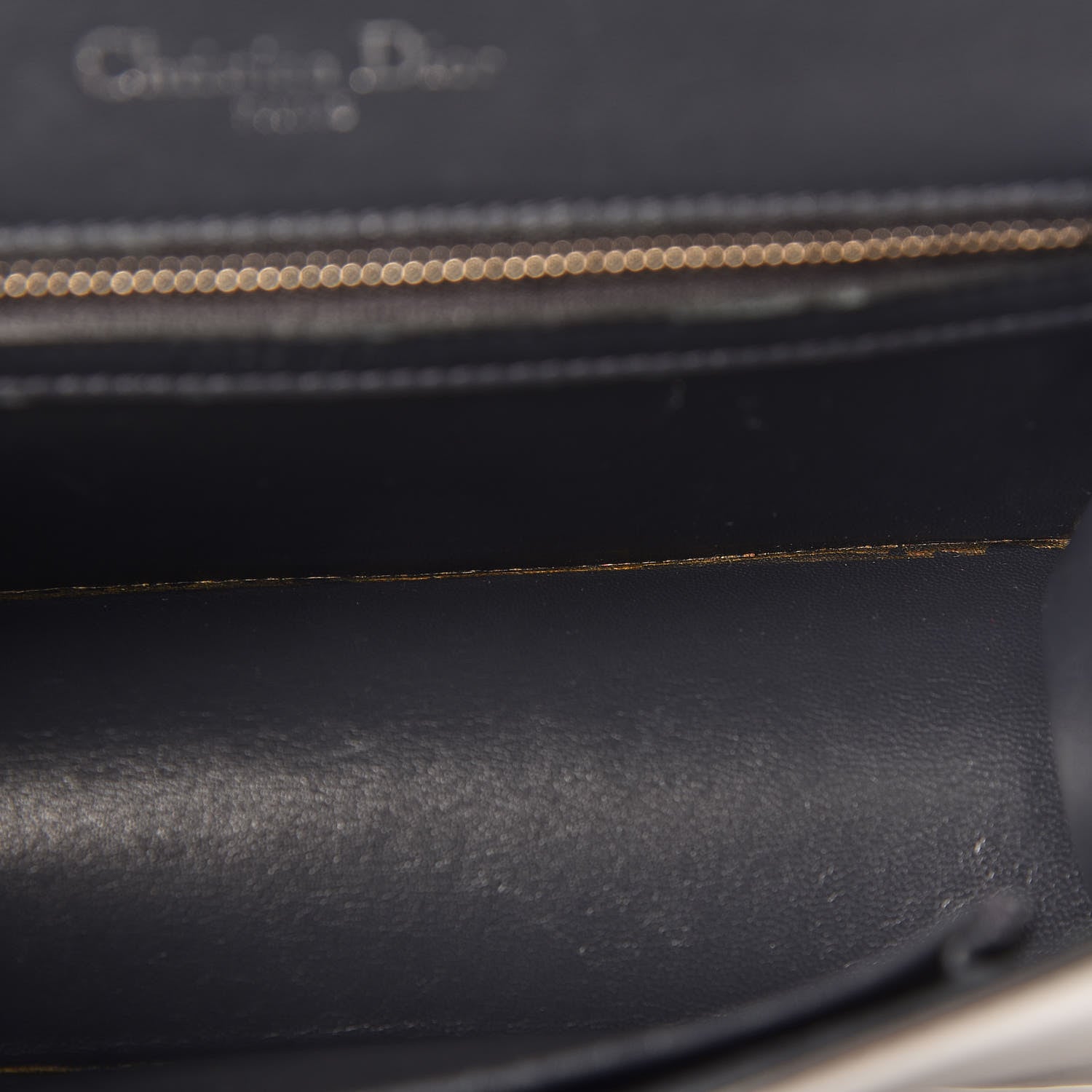 Christian Dior Metallic Patent Micro-Cannage Small Diorama Flap Bag Silver 16 of 25
