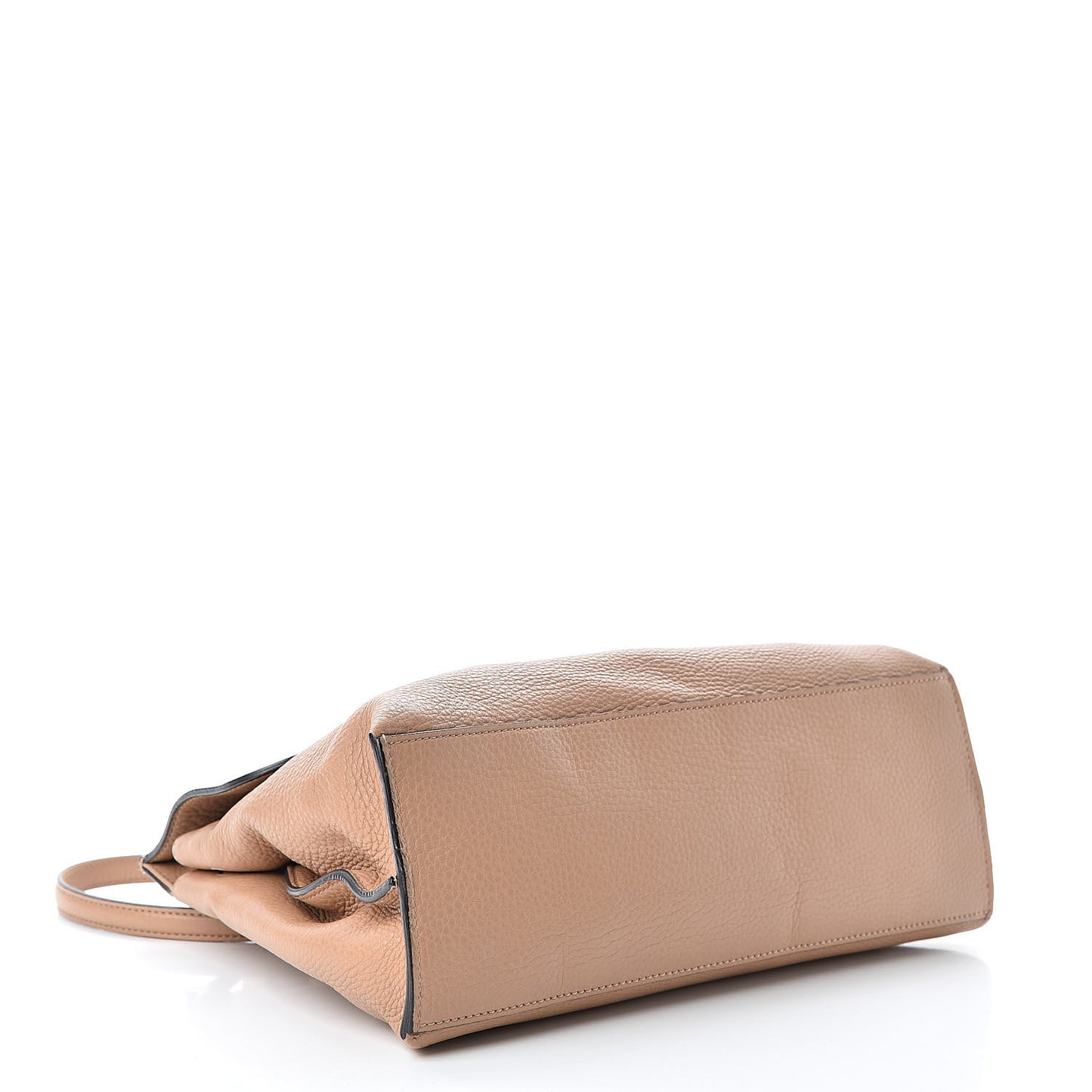 Cellarius Calfskin Medium Bamboo Daily Top Handle Bag Camelia