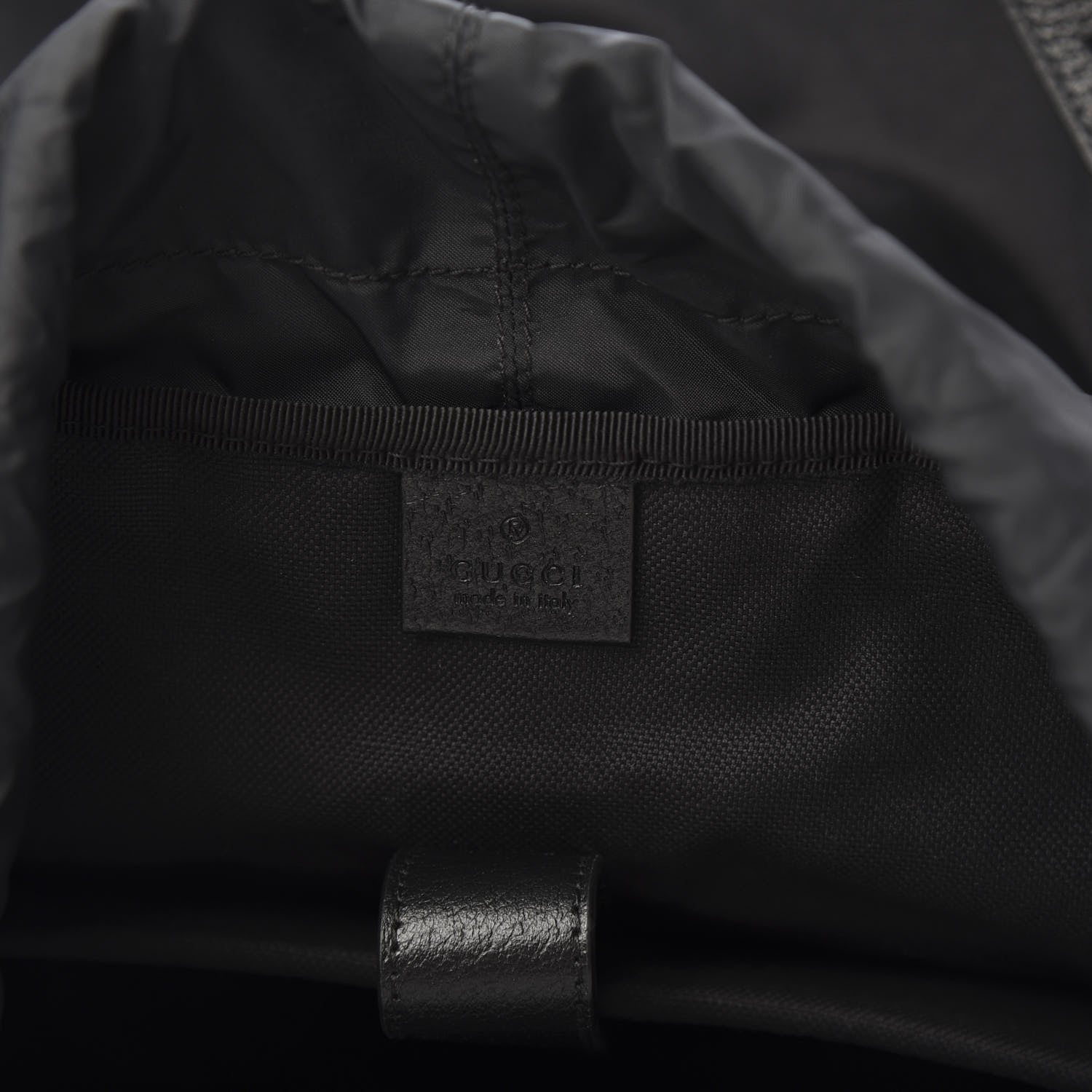 Gucci GG Supreme Monogram Psychedelic Medium Double Buckle Backpack Black Multicolor 7 of 8