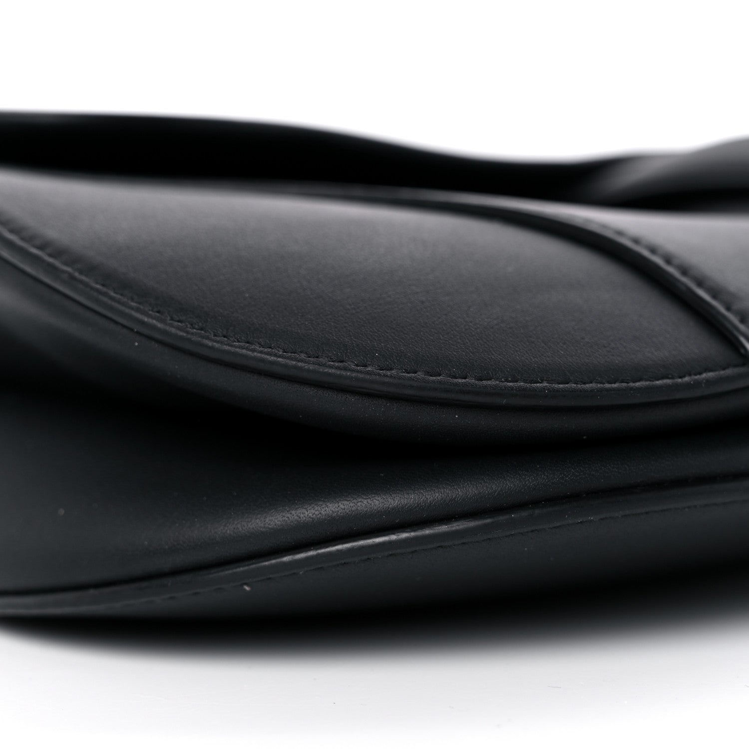Christian Dior Ultra Matte Calfskin Saddle Bag Black 8 of 16