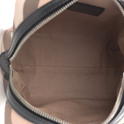 Burberry Nova Check Small Boston Bag Mini Black 5 of 12