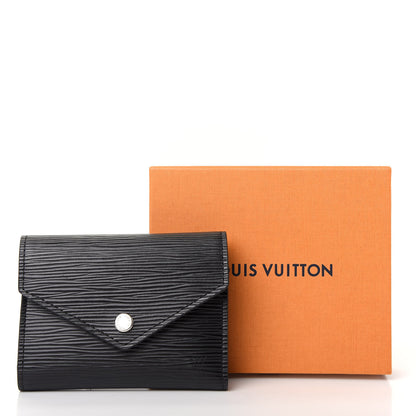 Louis Vuitton Epi Victorine Wallet Black 7 of 7