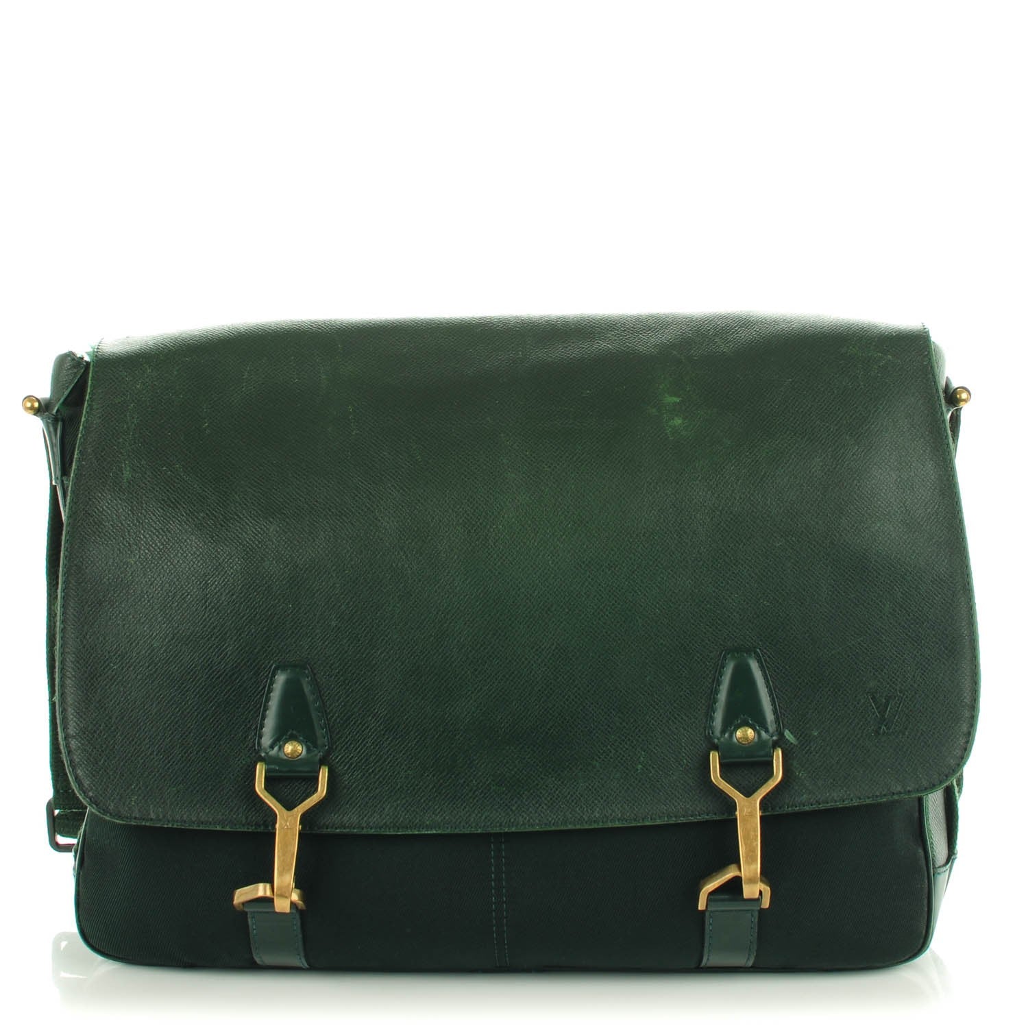 Louis Vuitton Taiga Dersou Messenger Bag Epicea 1 of 8